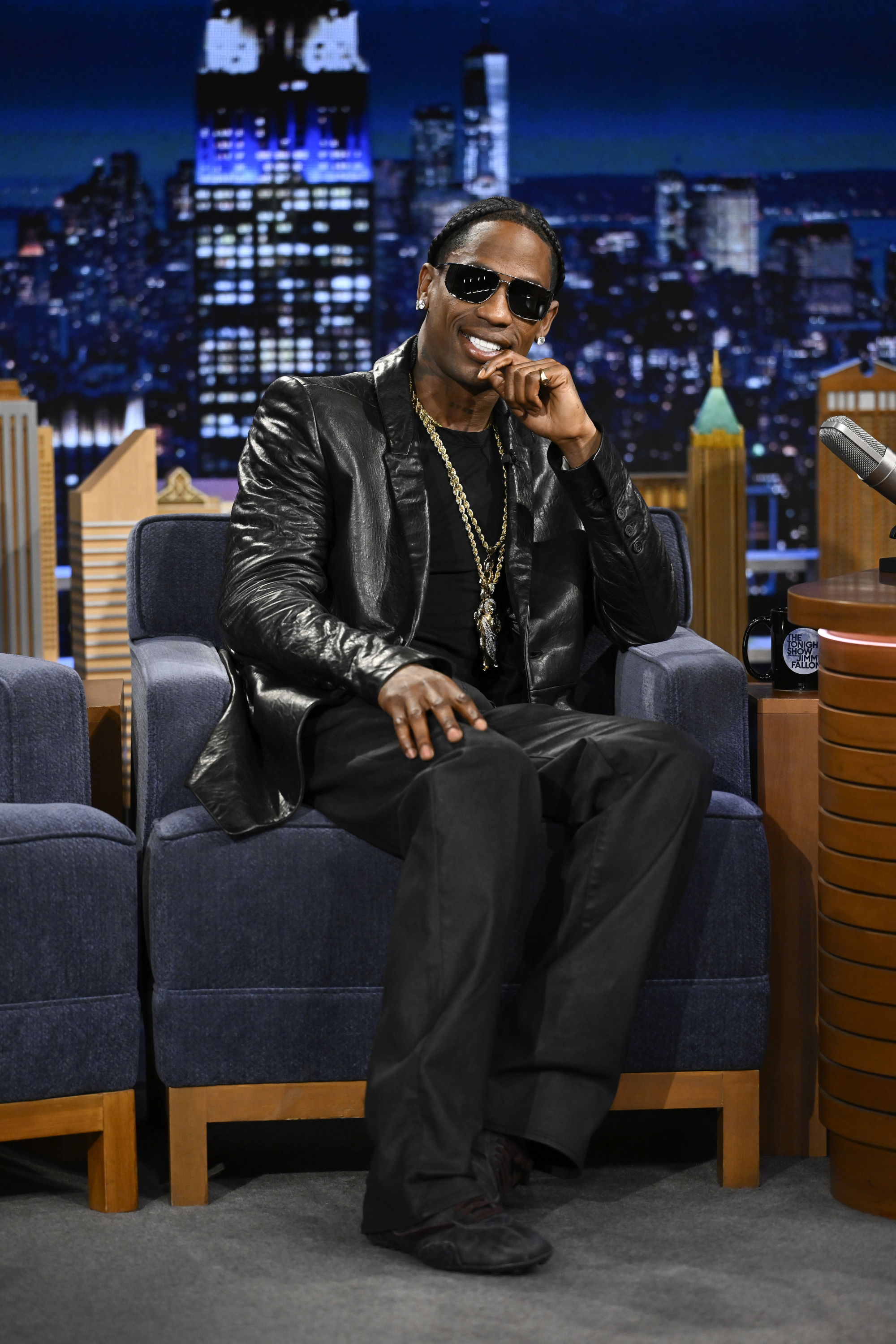Travis Scott during his interview on "The Tonight Show Starring Jimmy Fallon" on July 21, 2026. | Source: Getty Images