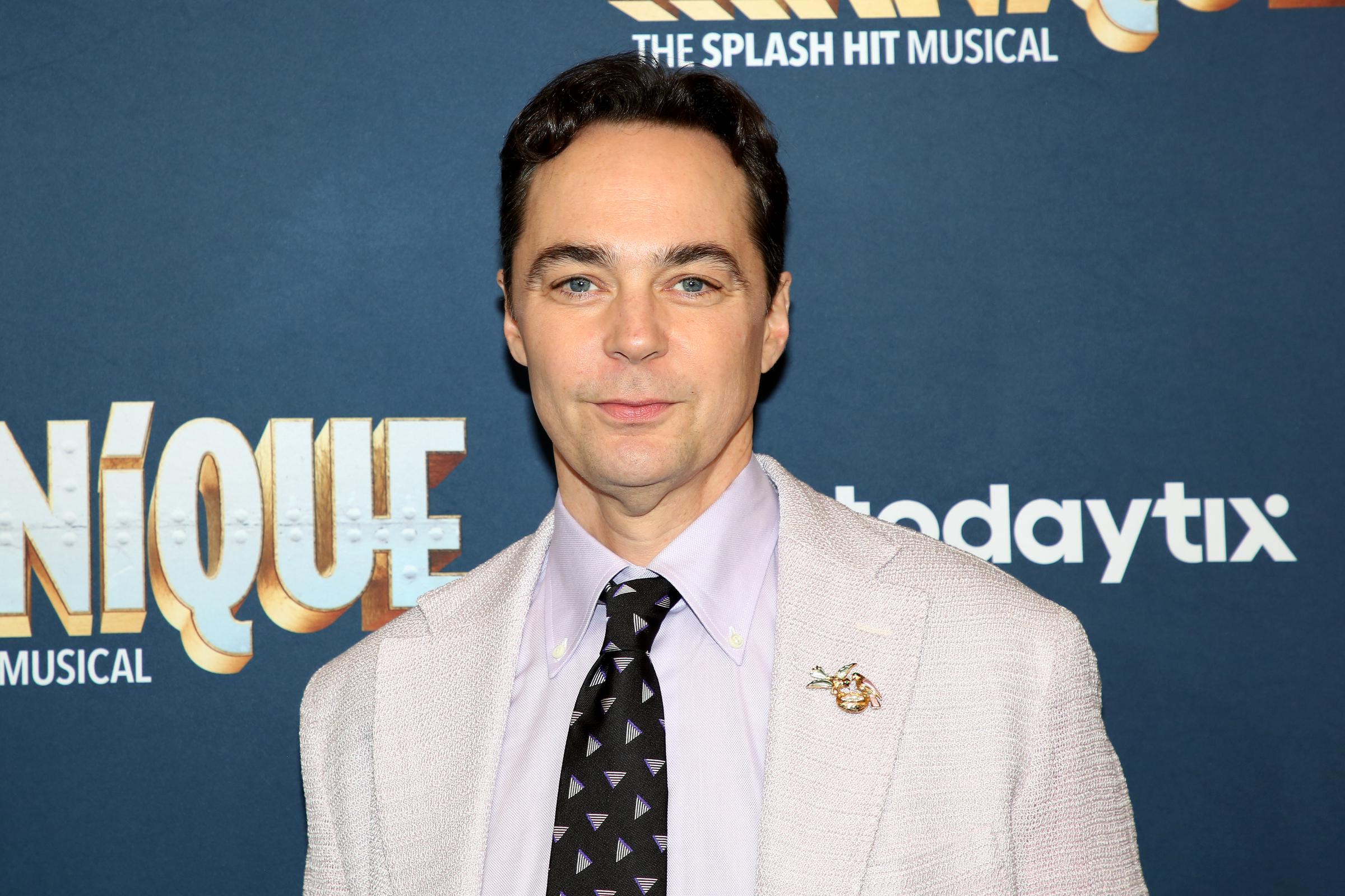 Jim Parsons poses at the opening night of the new musical "Titanique" on Broadway at The St James Theater on April 12, 2026 in New York City. | Source: Getty Images