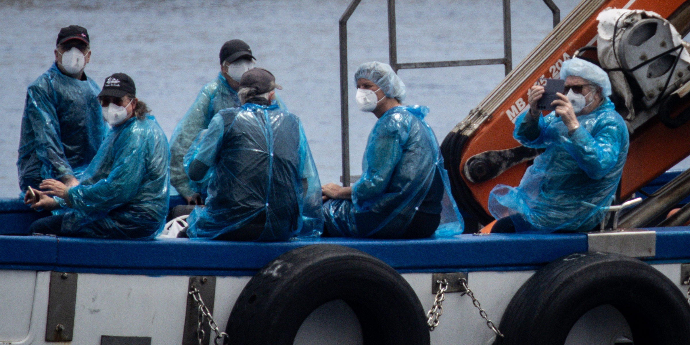 MV Hondius passengers being evacuated | Source: Getty Images
