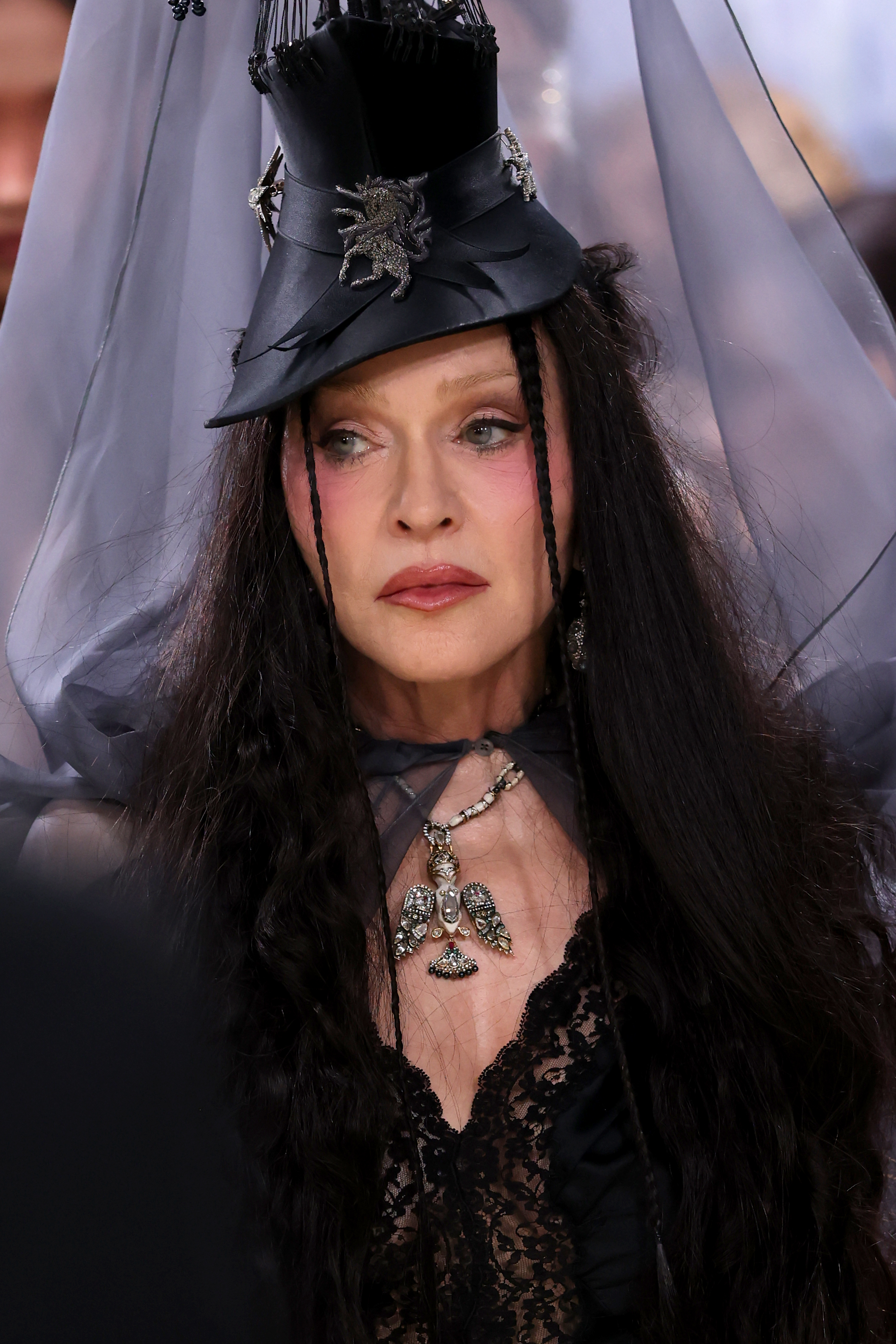 Madonna attends the 2026 Met Gala celebrating "Costume Art" at the Metropolitan Museum of Art on May 4 in New York City. | Source: Getty Images