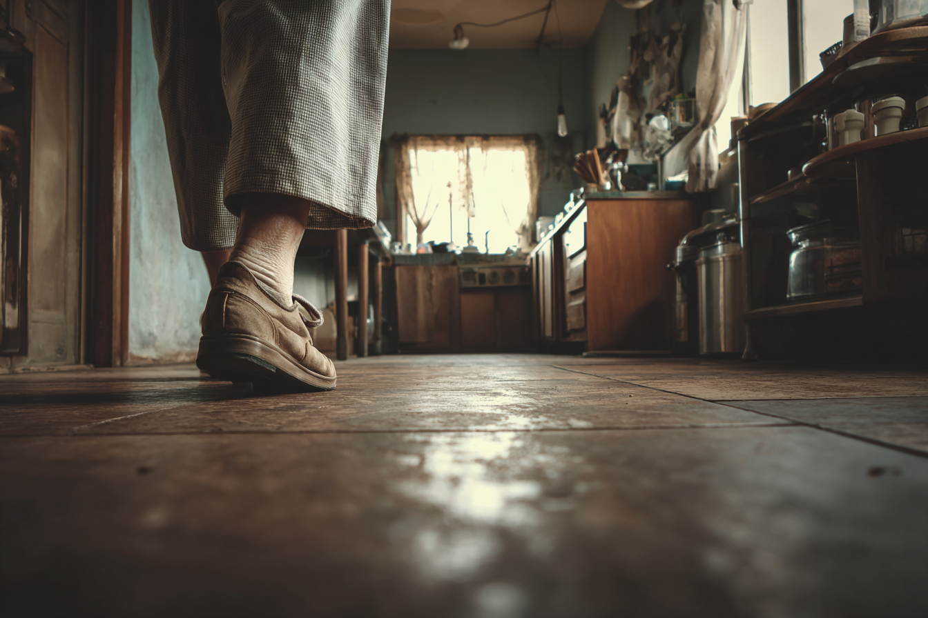 A close-up shot of woman's shoes | Source: Midjourney