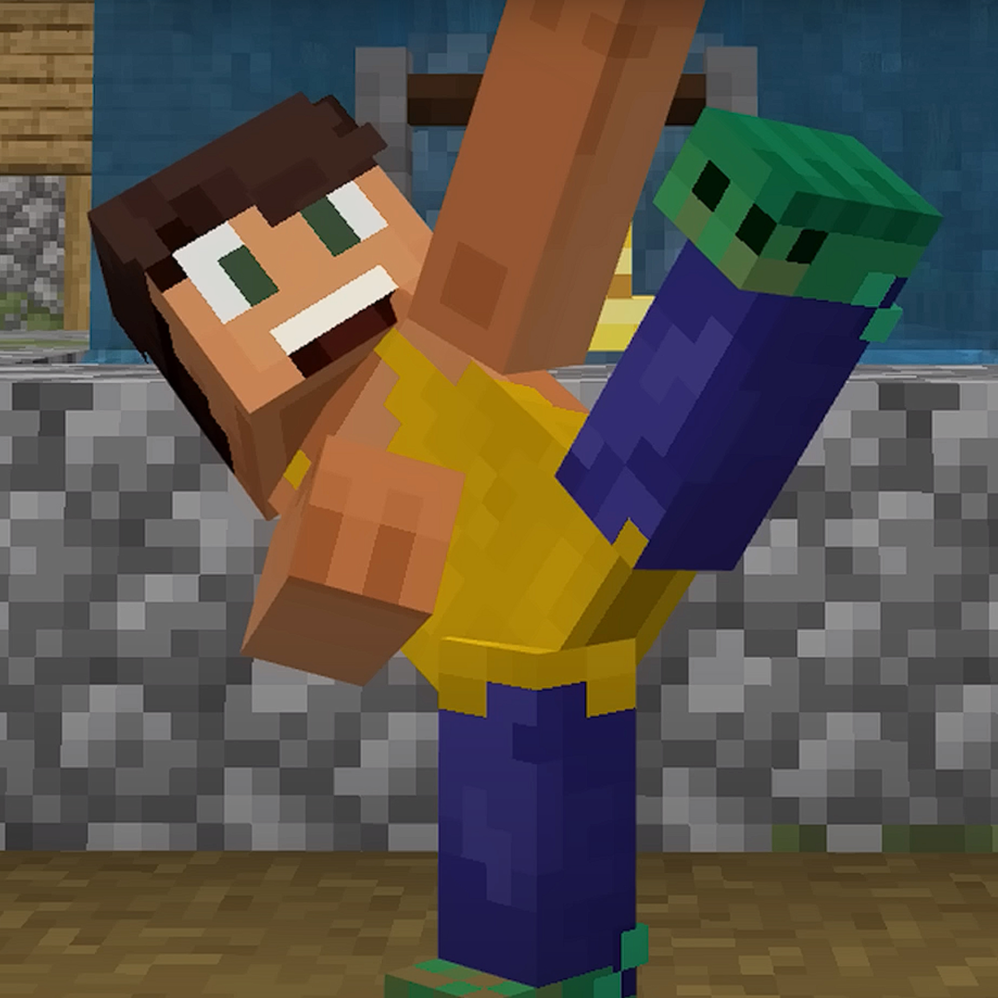 A character from "MineCraft." | Source: youtube.com/minecraft