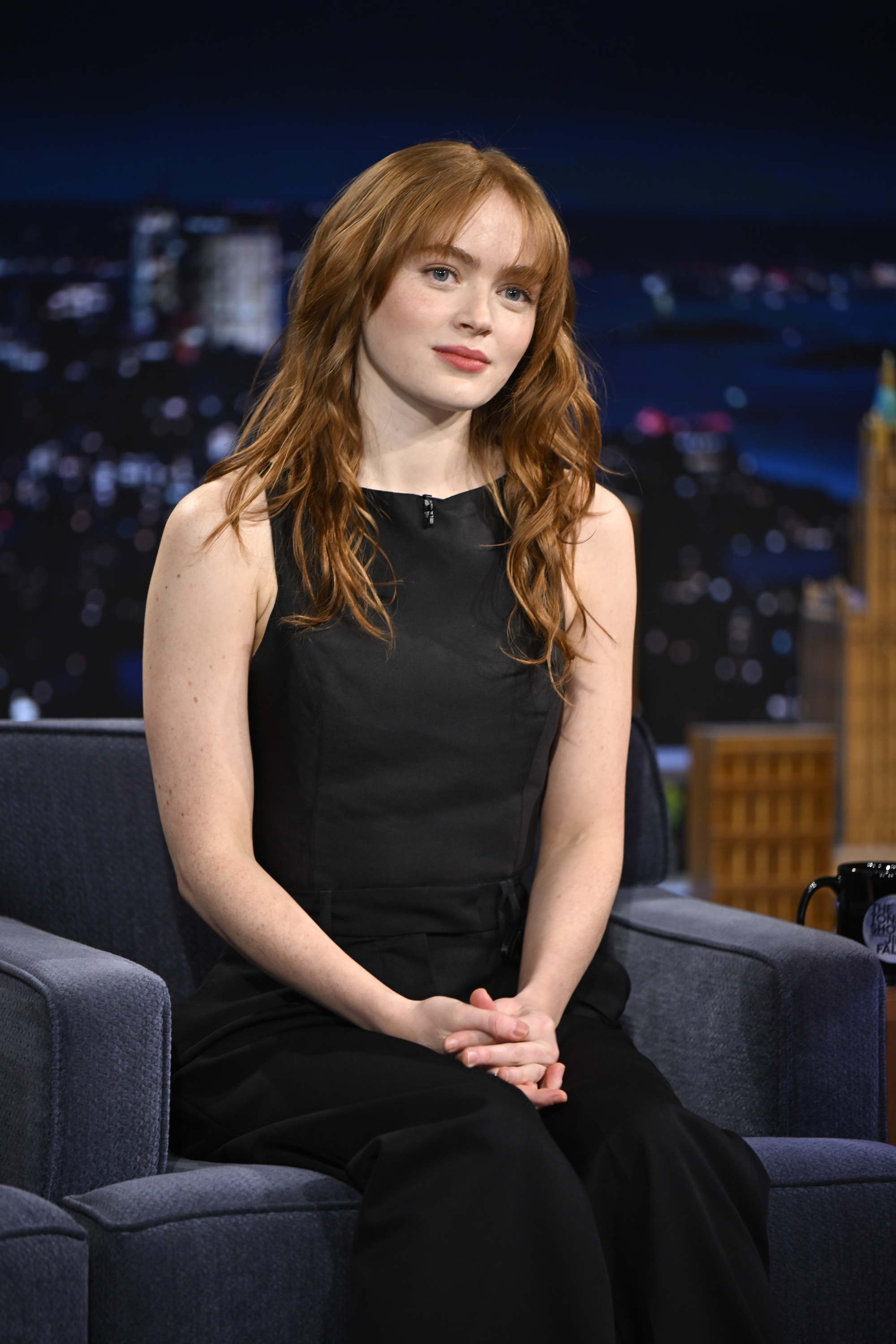 Sadie Sink during an interview on " The Tonight Show Starring Jimmy Fallon," on January 5, 2026. | Source: Getty Images