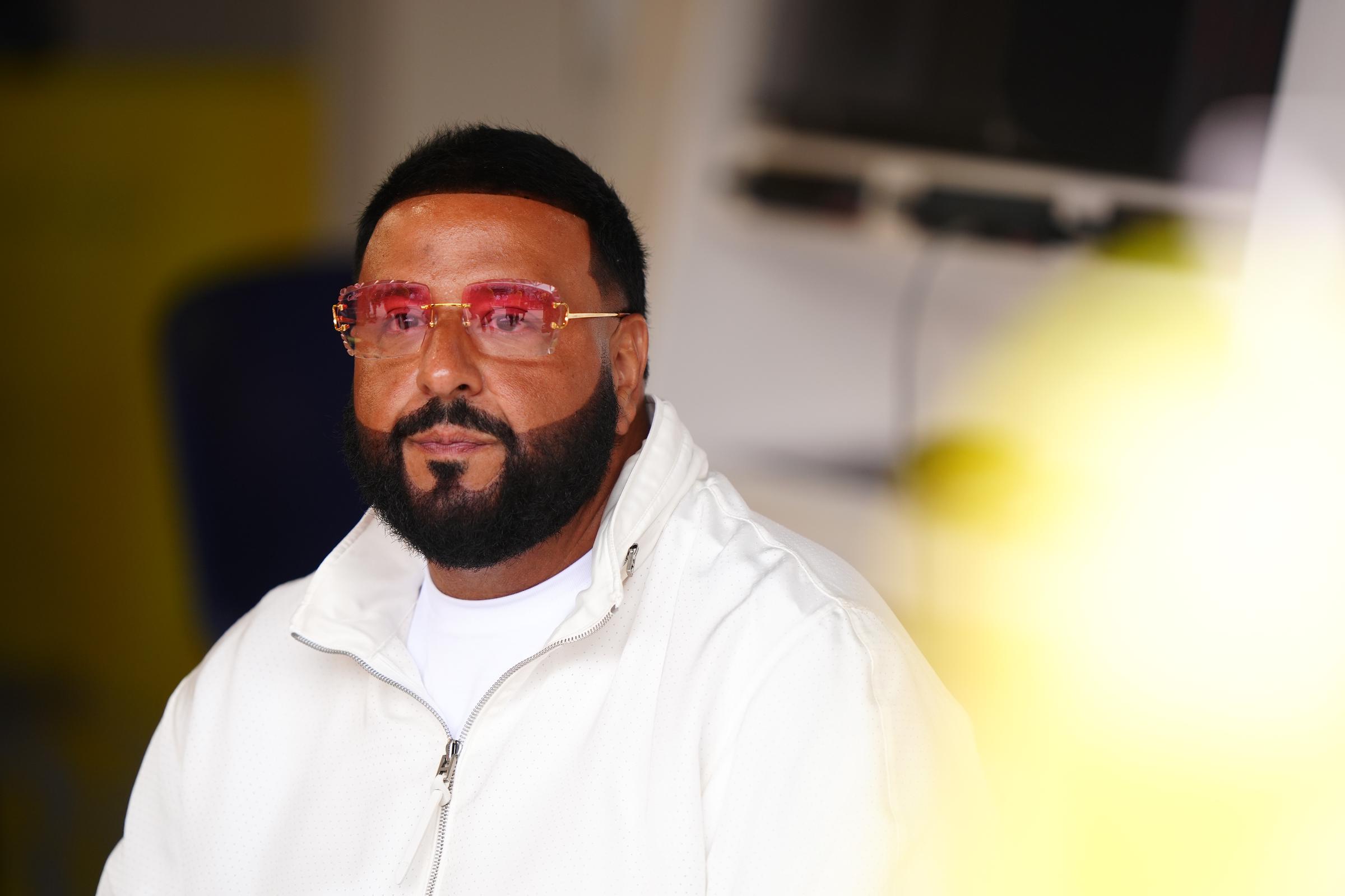 DJ Khaled during the 2026 Miami Grand Prix at Miami International Autodrome on May 3, 2026. | Source: Getty Images