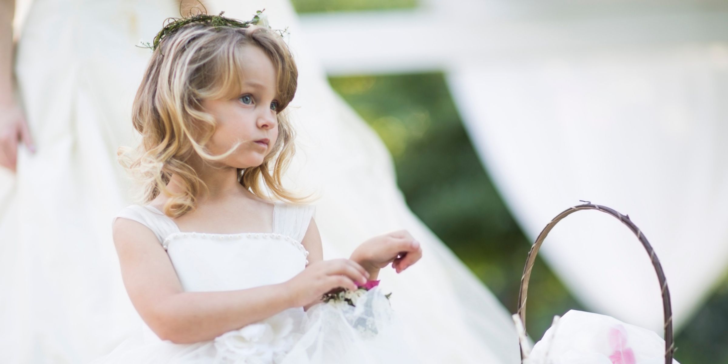 A flower girl at a wedding | Source: Getty Images
