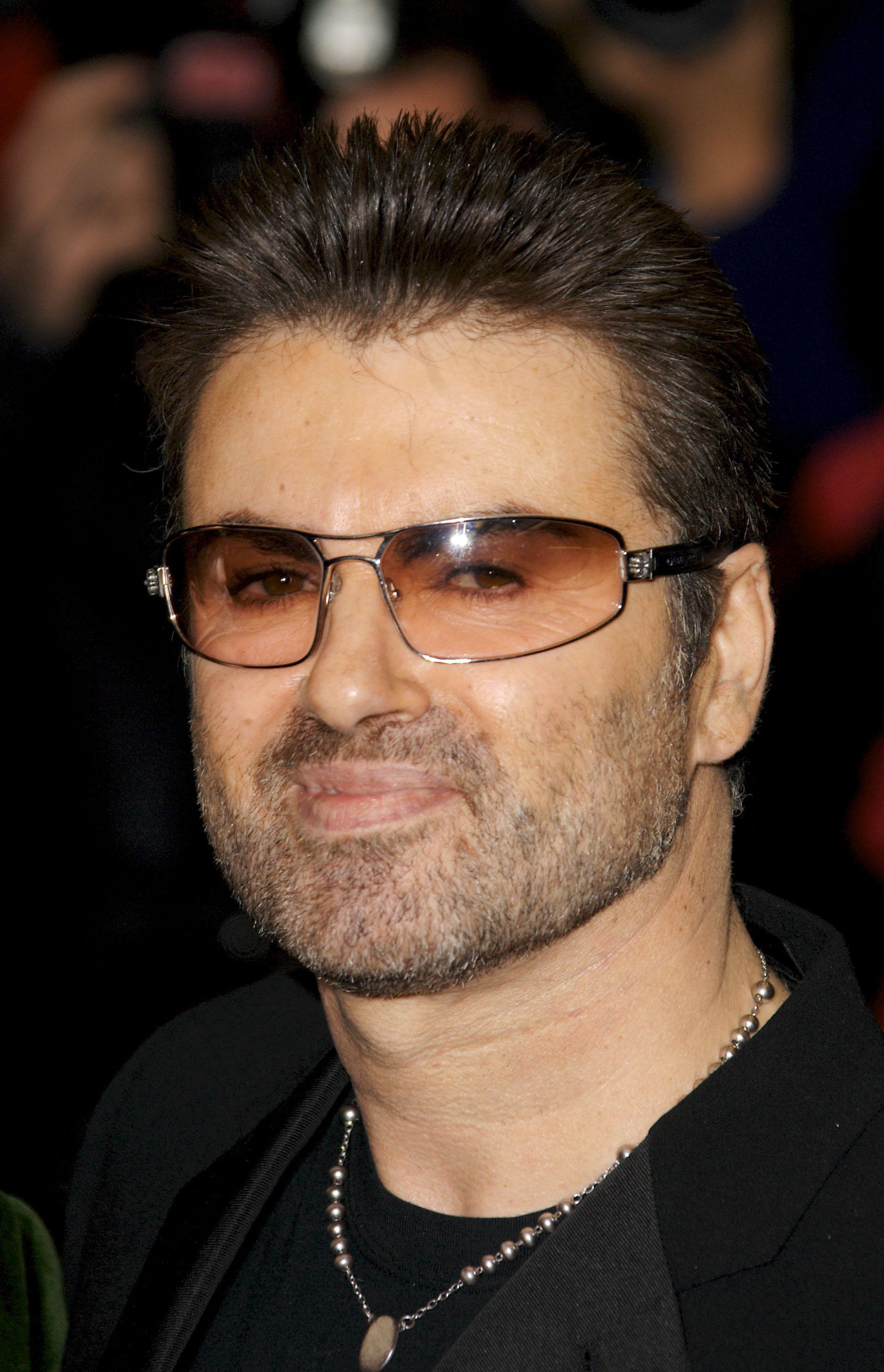 George Michael arrives for his "A Different Story" Gala London Screening at Curzon Mayfair on December 5, 2005 in London, England. | Source: Getty Images