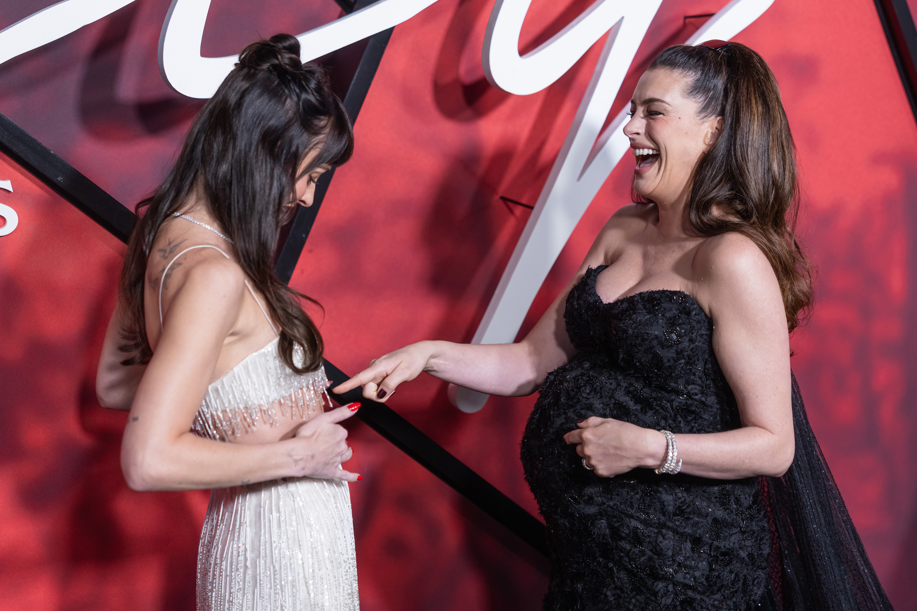 Dakota Johnson and Anne Hathaway attend the "Verity" premiere at AMC Lincoln Square 13 on September 29, 2026 in New York City. | Source: Getty Images