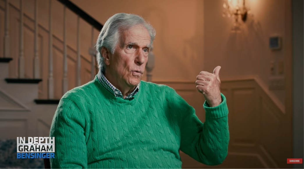 Henry Wrinkler during his appearance on "In Depth with Graham Besinger," released on September 9, 2026. | Source: YouTube/Graham Besinger