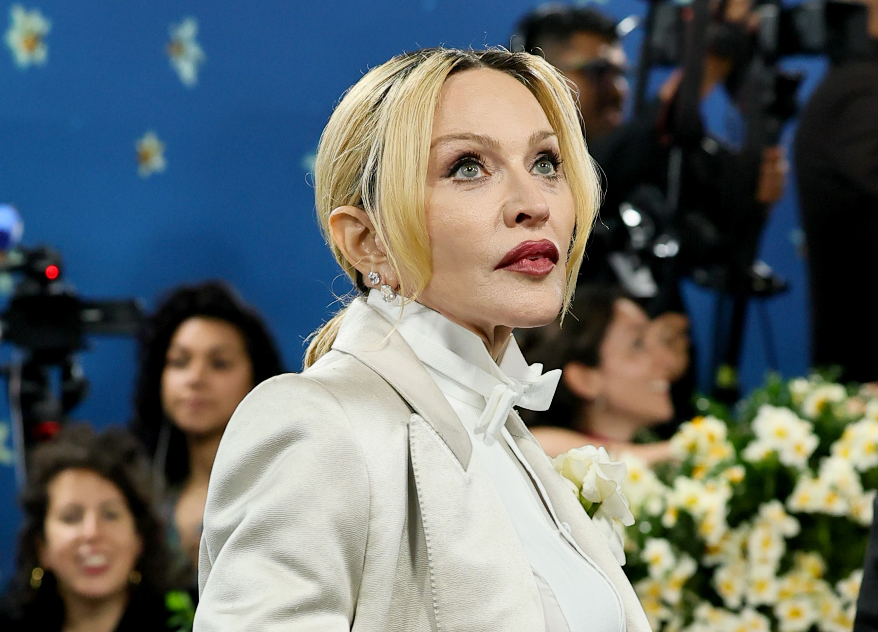 Madonna attends The 2025 Met Gala Celebrating "Superfine: Tailoring Black Style" at the Metropolitan Museum of Art on May 5 in New York City. | Source: Getty Images