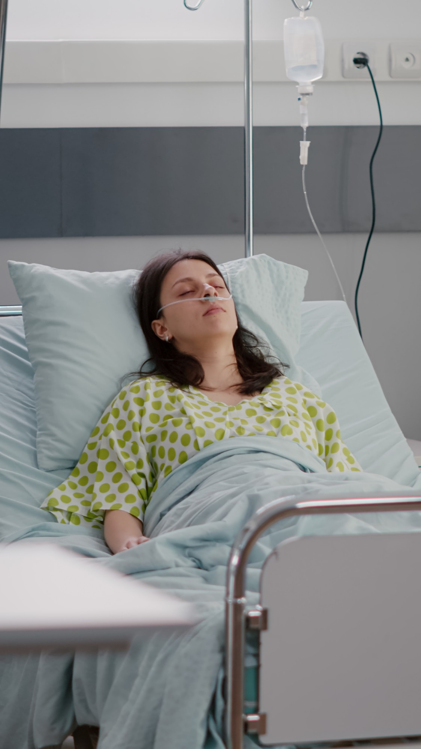 A woman in a hospital ward | Source: Freepik