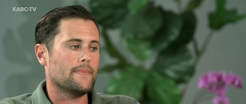 Jake Reiner during his interview on KABC-TV on August 27, 2026. | Source: YouTube/ABC7
