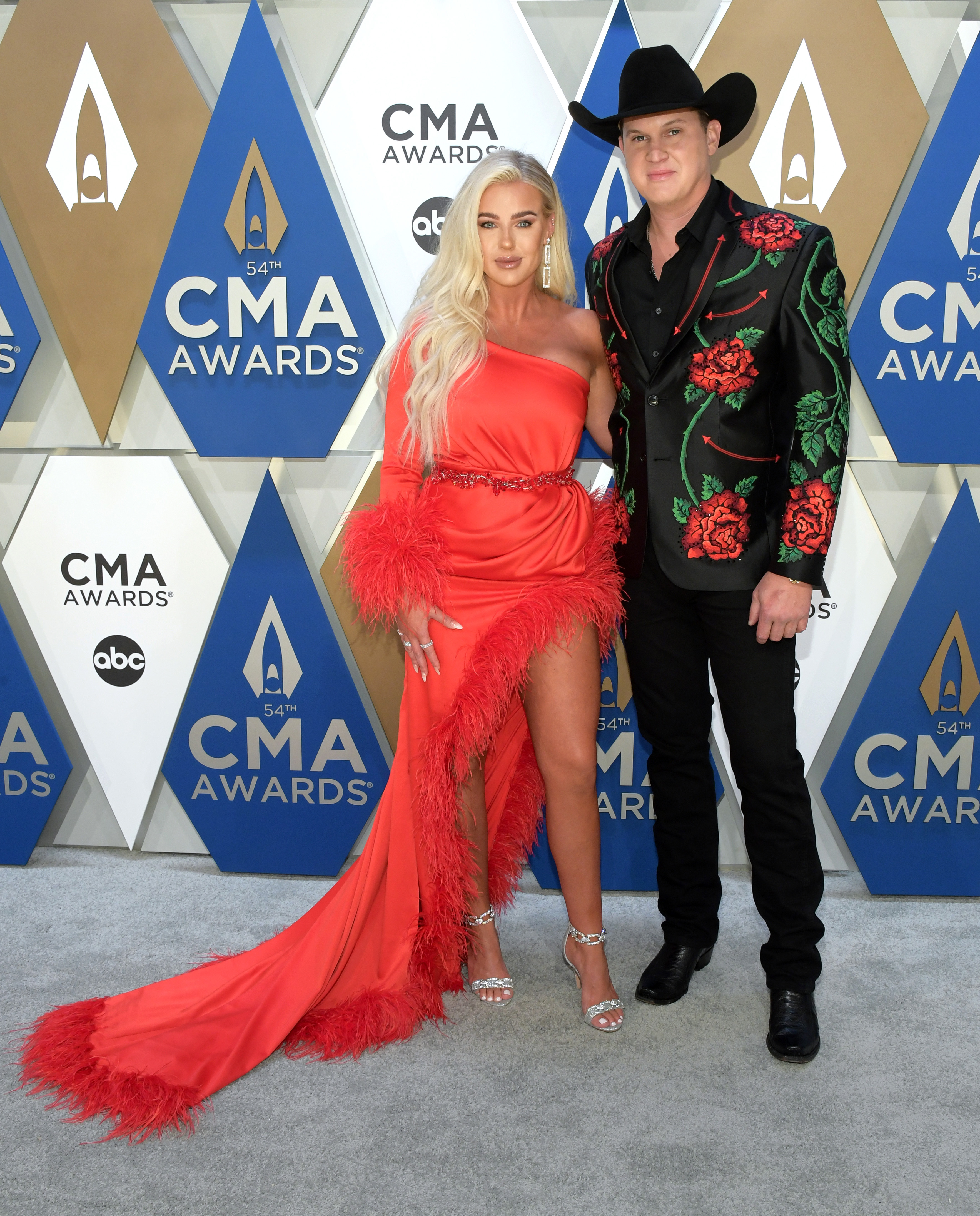 Summer Duncan and Jon Pardi attend the 54th annual CMA Awards at the Music City Center on November 11, 2020 in Nashville, Tennessee. | Source: Getty Images