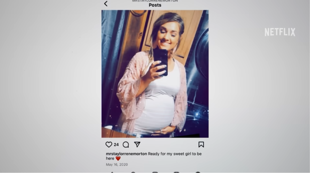 A screengrab of a post shared by Taylor Parker on her now-defunct Instagram page | Source: YouTube/Netflix