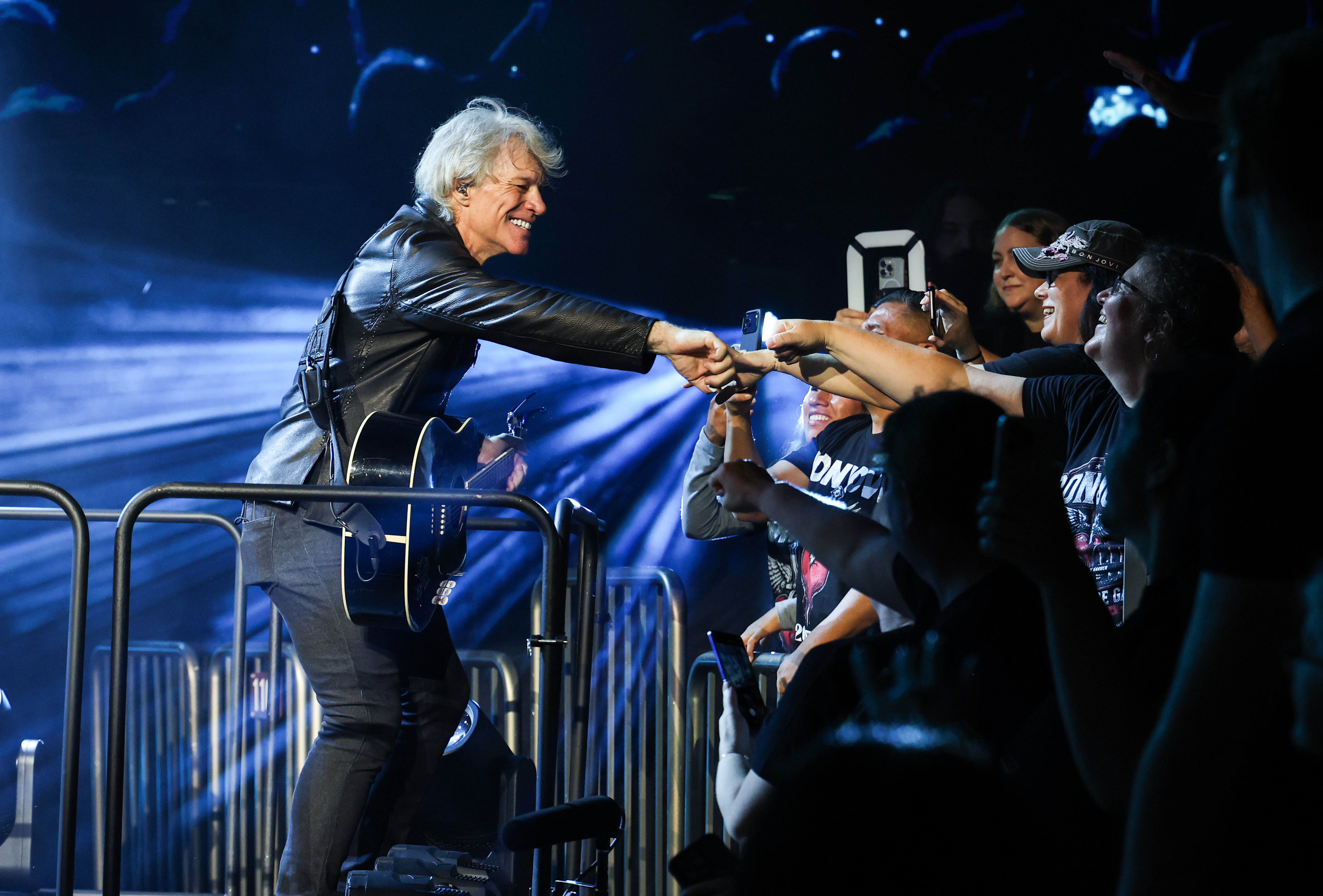 Jon Bon Jovi performs onstage during Bon Jovi's Forever Tour at Madison Square Garden on July 21, 2026 in New York City. | Source: Getty Images