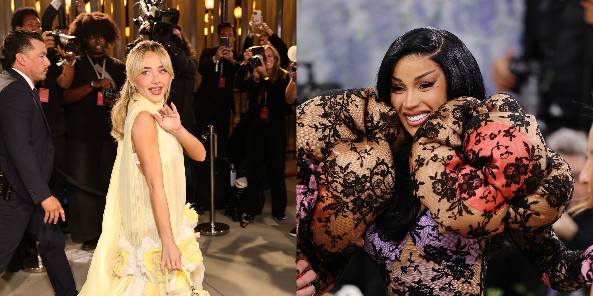 Sabrina Carpenter | Cardi B | Source: Getty Images