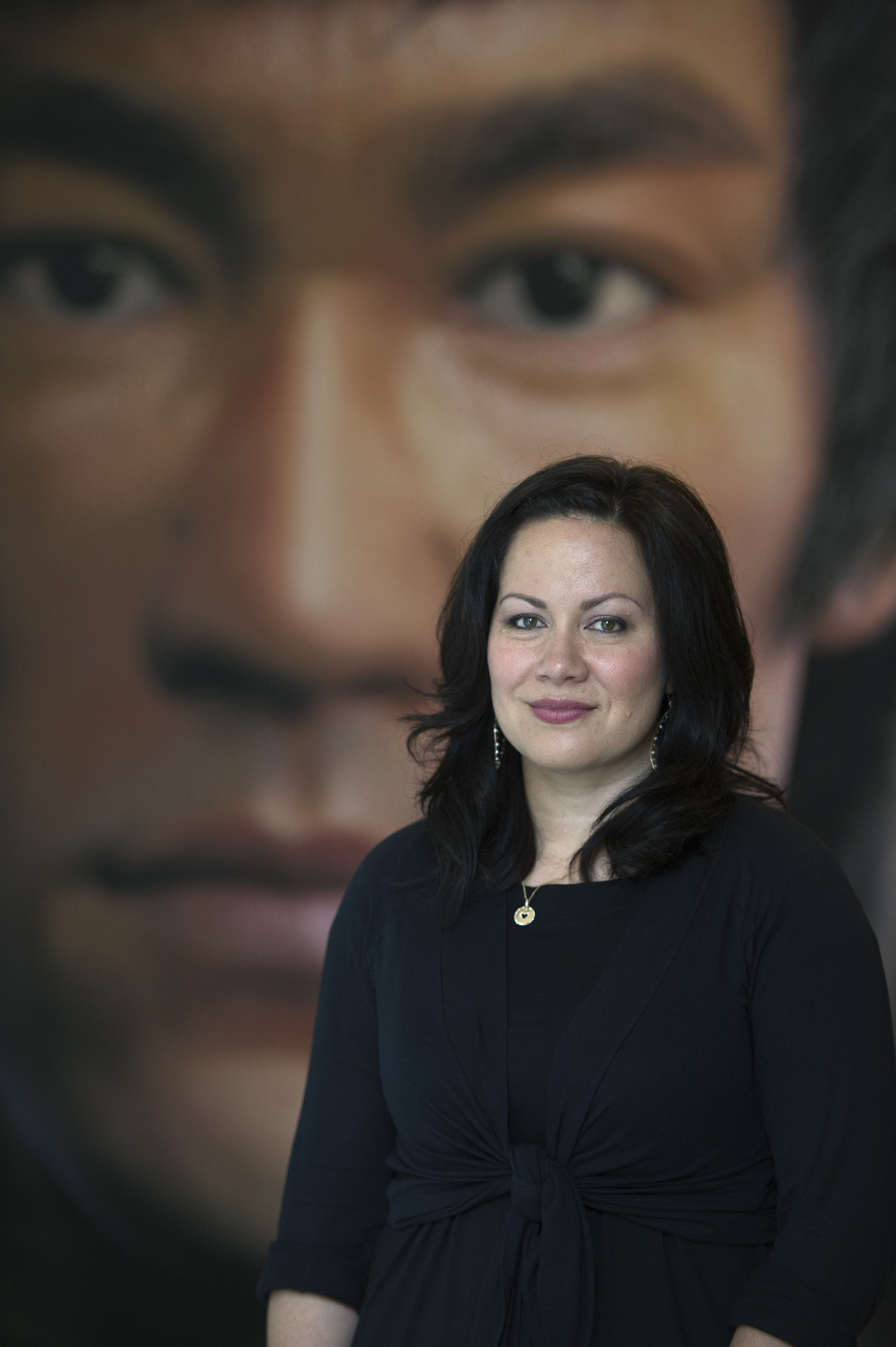 Shannon Lee, daughter of martial arts icon and film actor Bruce Lee, poses during an interview with AFP in Hong Kong on July 18, 2013. | Source: Getty Images