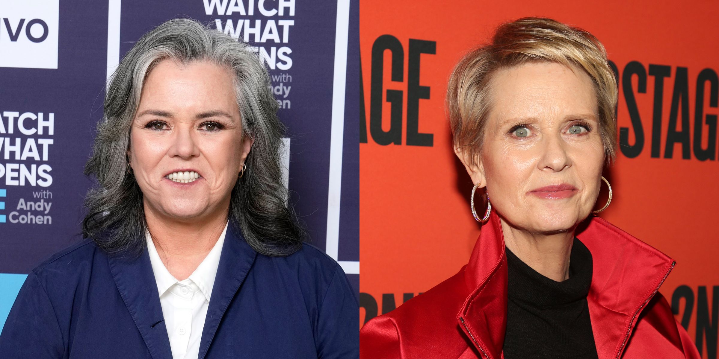 Rosie O'Donnell | Cynthia Nixon | Source: Getty Images