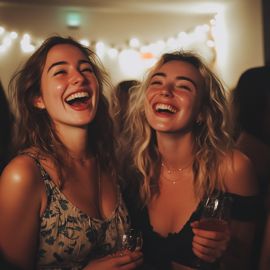 Smiling women at a party | Source: Midjourney