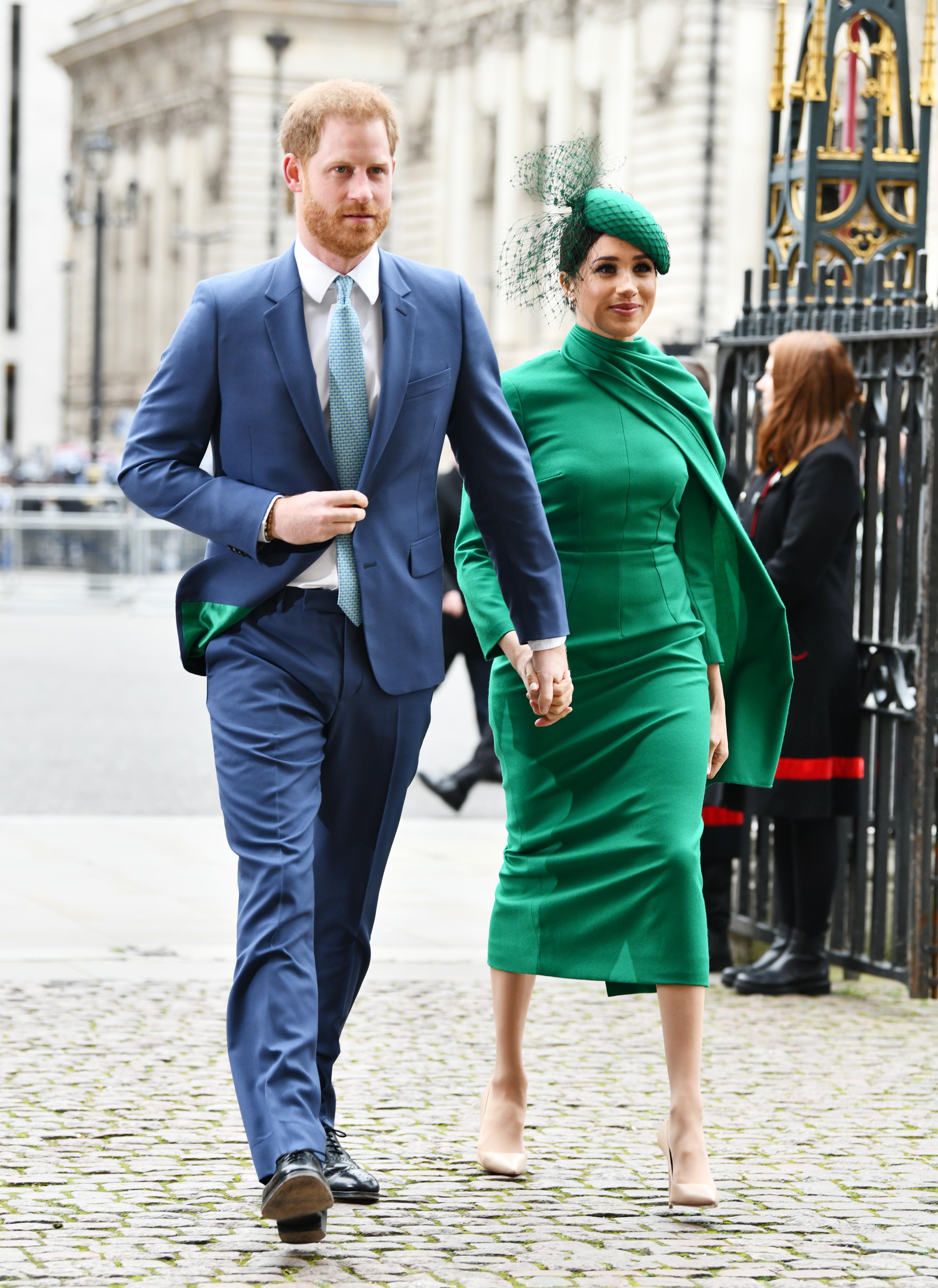 The Duke and Duchess of Sussex are seen ahead of the annual Commonwealth Service at Westminster Abbey on March 9, 2020 in London, England. | Source: Getty Images
