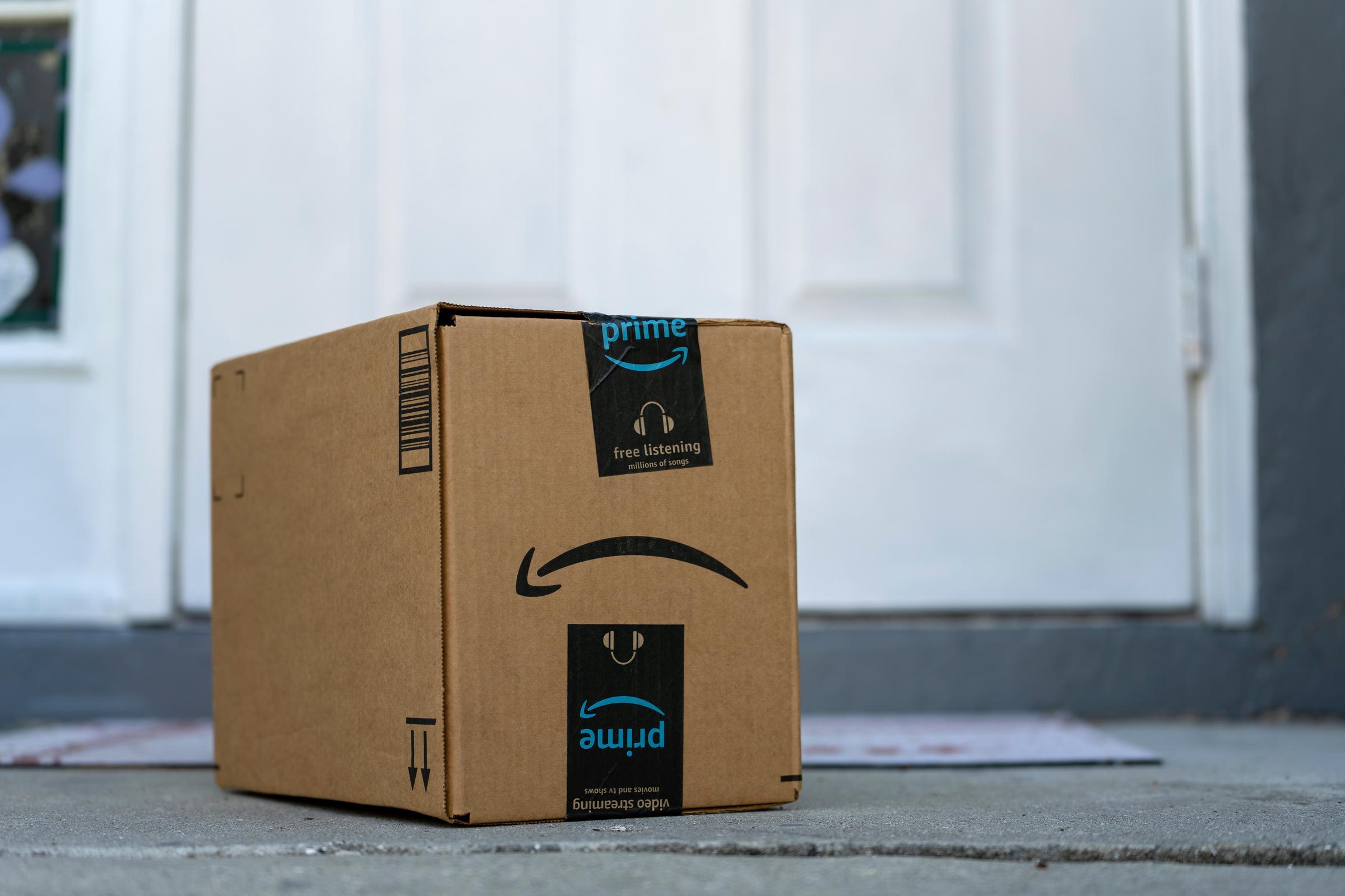 Amazon Prime package box | Source: Shutterstock