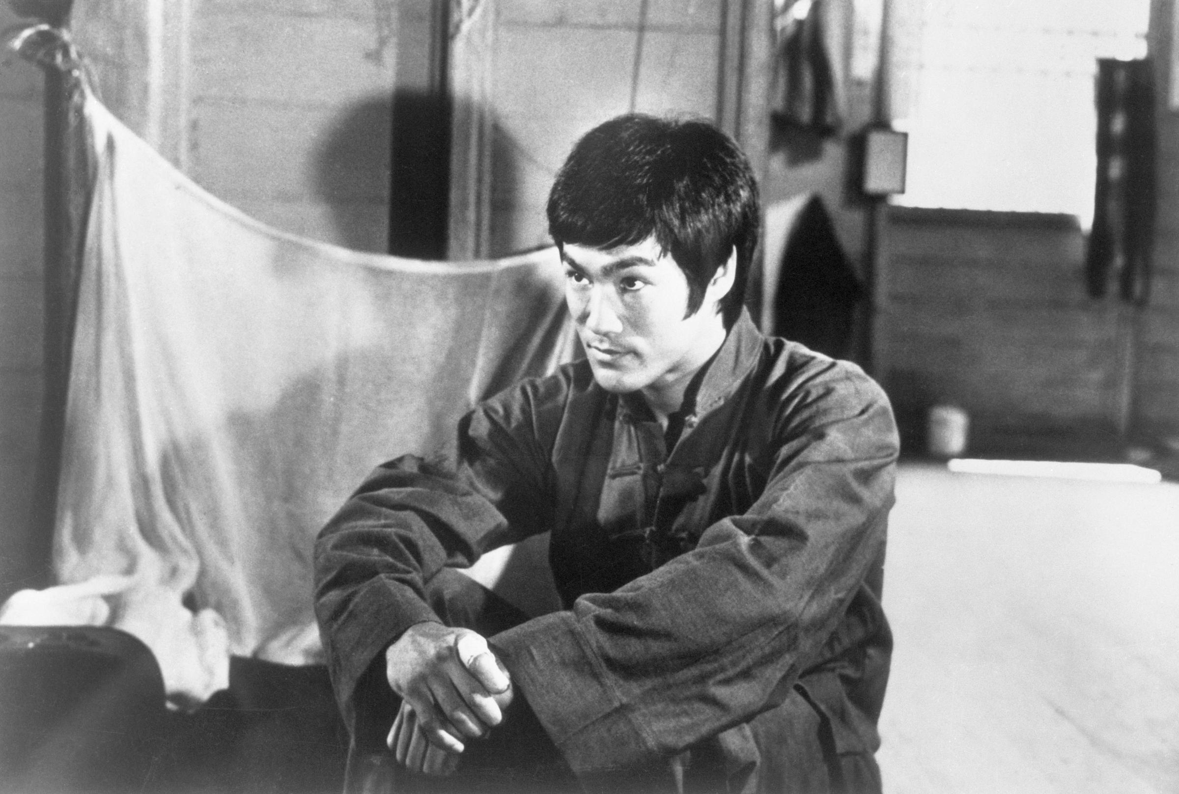 Bruce Lee is seen in a scene from his film "Fist of Fury" (1972). | Source: Getty Images