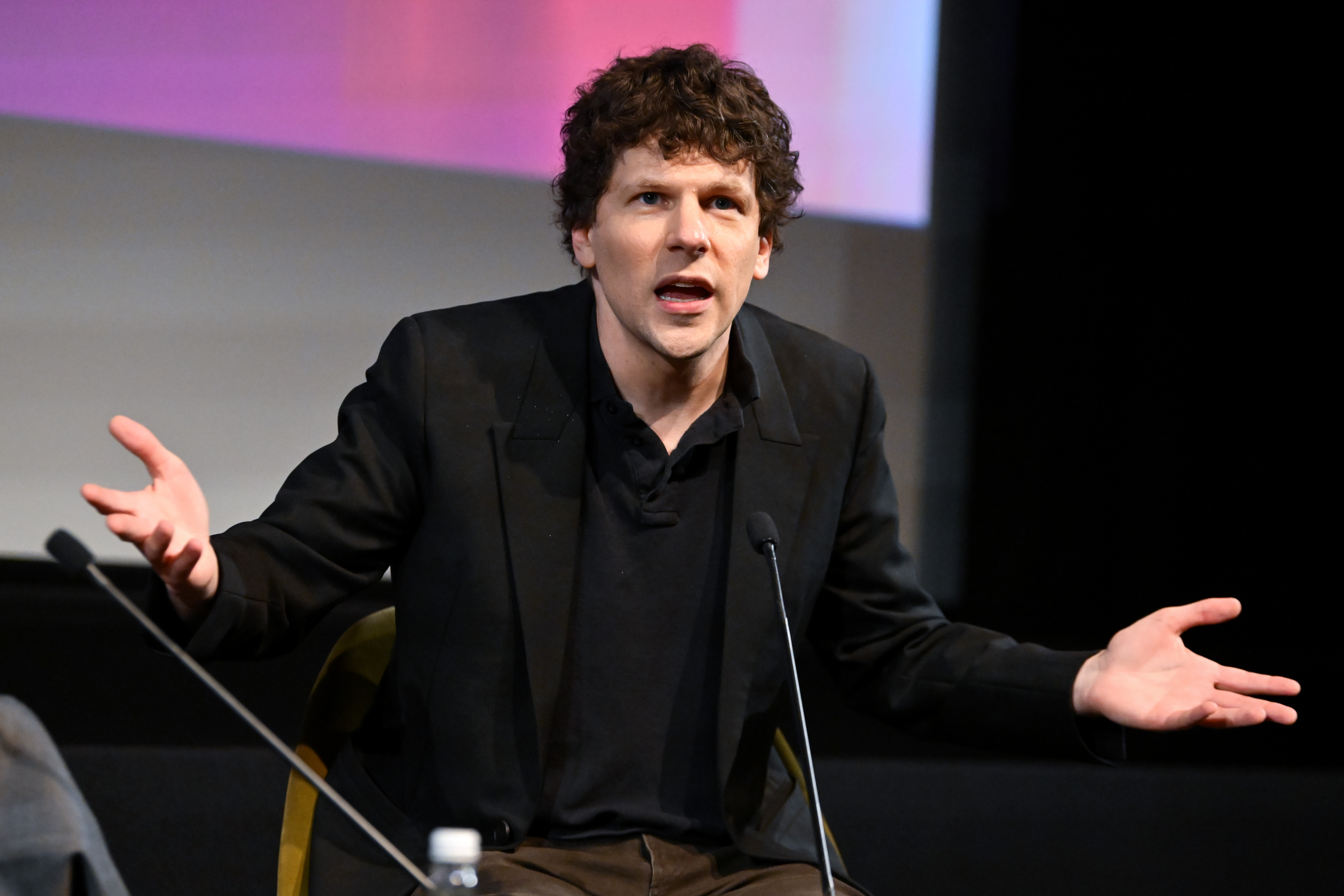 Jesse Eisenberg speaks onstage during the Screen Talk with Jesse Eisenberg during the 70th BFI London Film Festival at BFI Southbank on October 18, 2026 in London, England. | Source: Getty Images