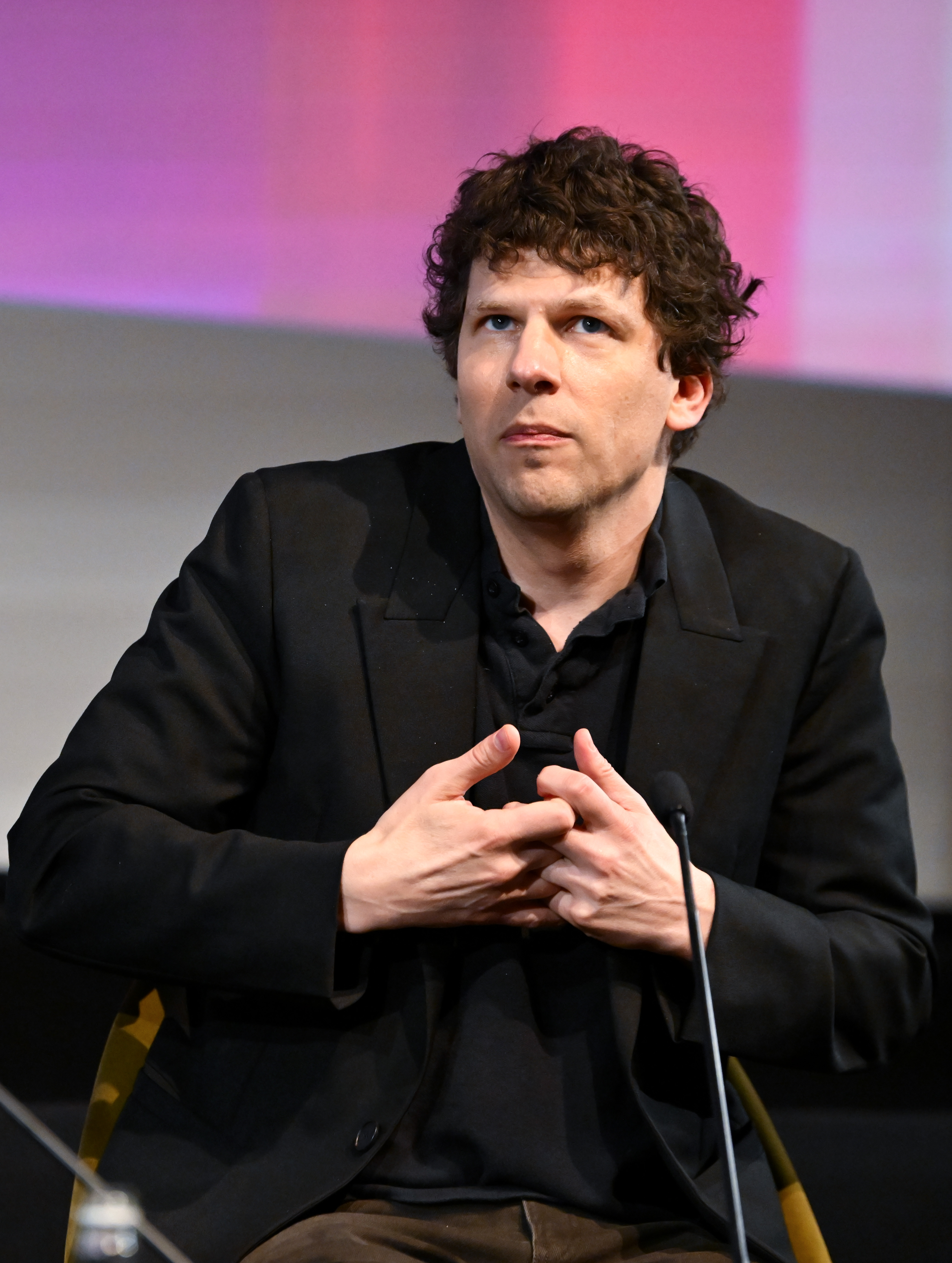 Jesse Eisenberg speaks onstage during the Screen Talk with Jesse Eisenberg during the 70th BFI London Film Festival at BFI Southbank on October 18, 2026 in London, England. | Source: Getty Images