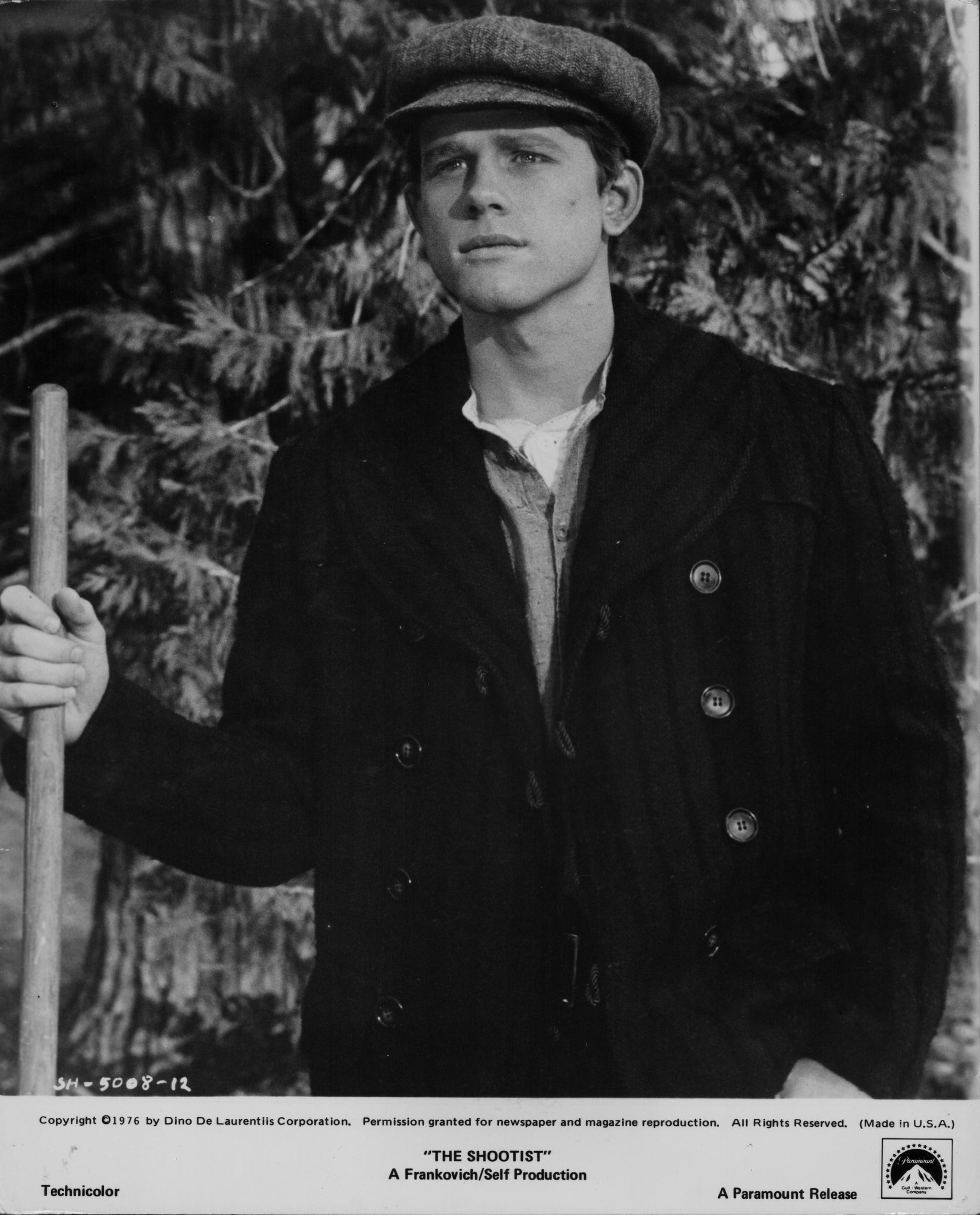 A promotional portrait of Ron Howard as he appears in the movie "The Shootist" in 1976 | Source: Getty Images