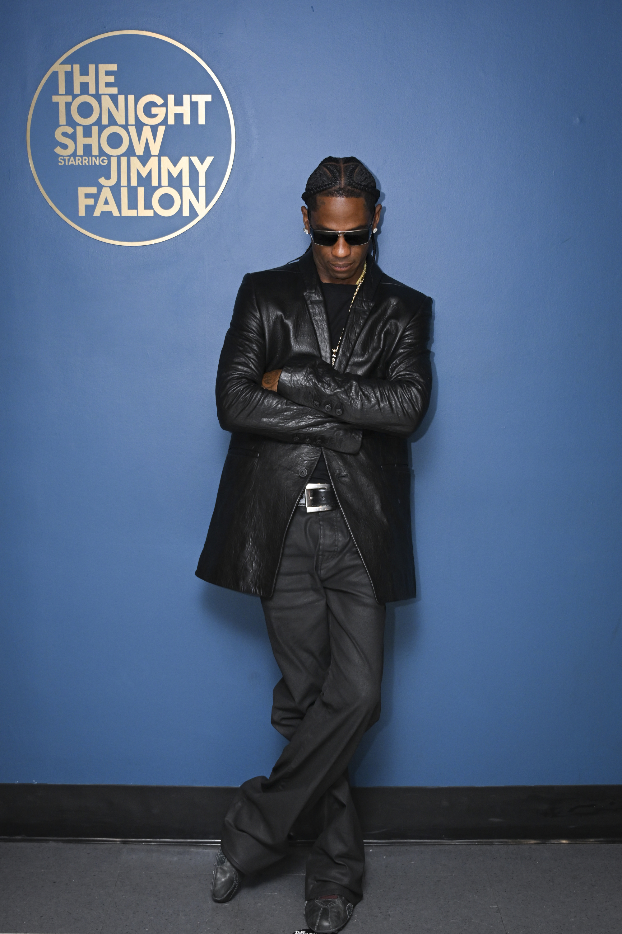 Travis Scott poses backstage on "The Tonight Show Starring Jimmy Fallon" on July 21, 2026. | Source: Getty Images