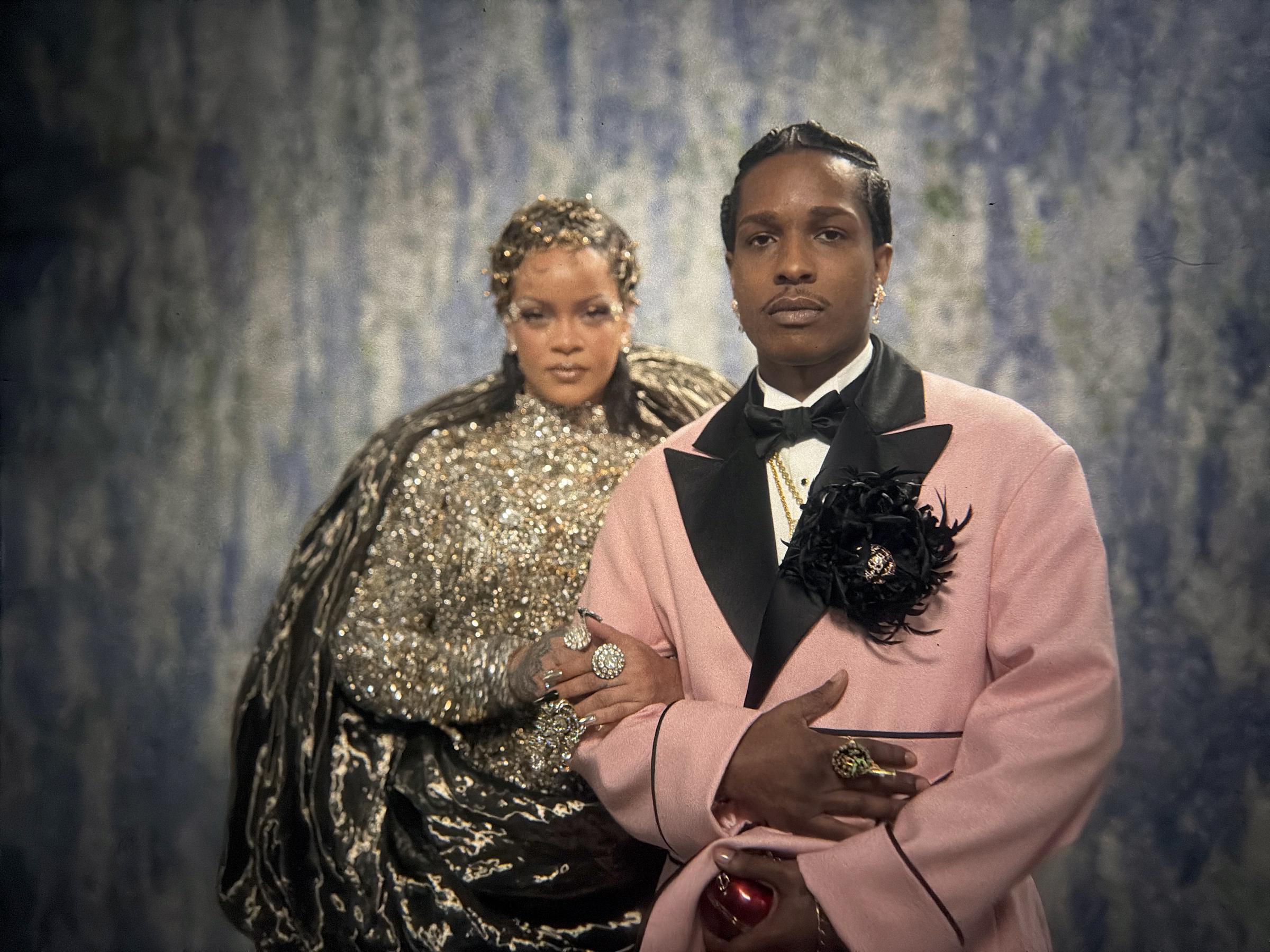 Rihanna and A$AP Rocky during the 2026 Met Gala at the Metropolitan Museum of Art on May 4 in New York. | Source: Getty Images